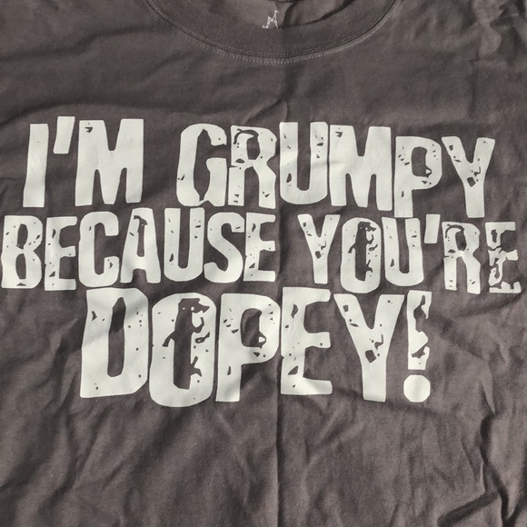 Disney Grumpy tee size L - Picture 2 of 5